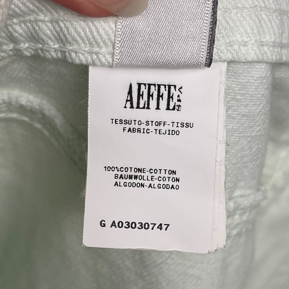 Philosophy Di Lorenzo Serafini Womens 4 Light Mint Green Denim Jean Mid Rise Y2K - Picture 12 of 16